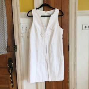 TRINA TURK NEVER WORN WHITE SHIFT DRESS